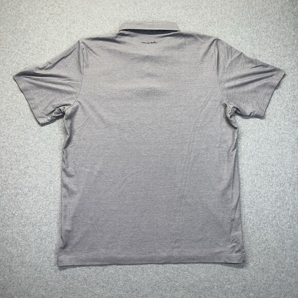 Travis Mathew Truly Hard Seltzer Polo Mens 2XL XXL Gray Shirt Golf Pocket - Picture 6 of 12